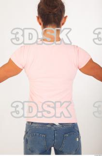 Upper body pink t shirt of Oxana  0006